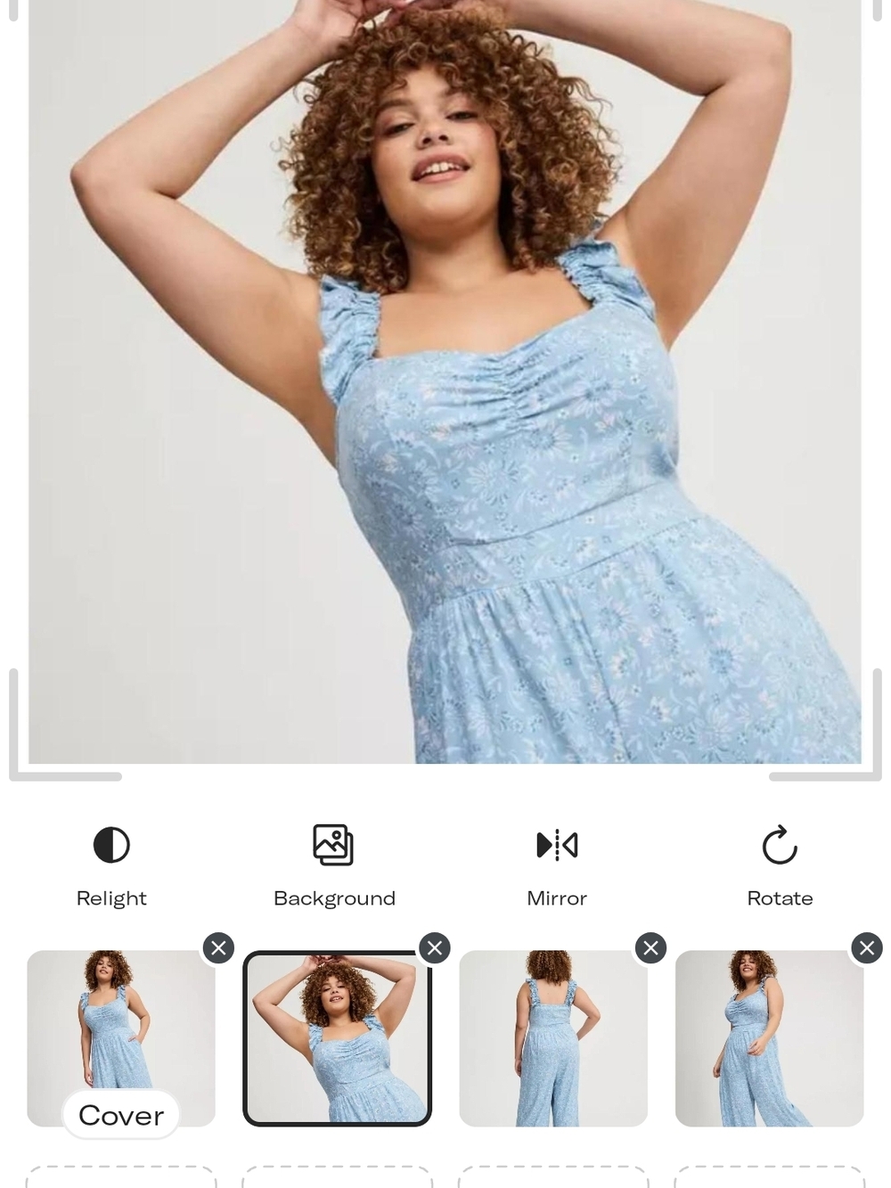 Torrid Ruffle Strap Jumpsuit - Picture 3 of 4